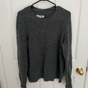 Noisy may Charcoal Crew Neck Sweater